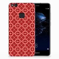 Huawei P10 Lite | TPU bumper | Batik Rood - thumbnail