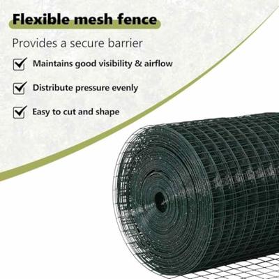 VidaXL Afrasteringspaal groen 10 x 1,2 m (12 x 12 mm gaas)