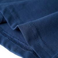 Kindershirt 140 donkerblauw - thumbnail