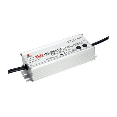 MEAN WELL HLG-60H-42A LED-driver, LED-transformator Constante spanning, Constante stroomsterkte 60 W 1.45 A 42 V/DC PFC-schakeling, Overbelastingsbescherming,