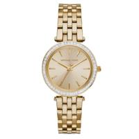 Michael Kors Dames Mini Darci goudkleurig roestvrijstalen horloge MK3365 - thumbnail