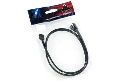 Verlengkabel voor ventilatorstroom - 4-pins interne voeding (alleen ventilator) (V) naar 4-pins interne voeding (alleen ventilator) (M) - 60 cm - zwart