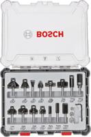Bosch Professional Freesset, 1/4 inch schacht, 15-delig 2607017473 - thumbnail