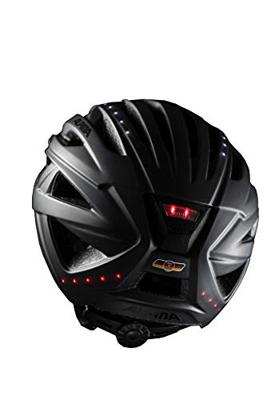Olympic Sportswear Alpina sports urban helm haga led 51-56 mat zwart - thumbnail