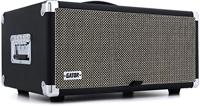 Gator Cases GR-RETRORACK-4BK Retro Rack Vintage Amp Vibe Rack Case 4U Black - thumbnail