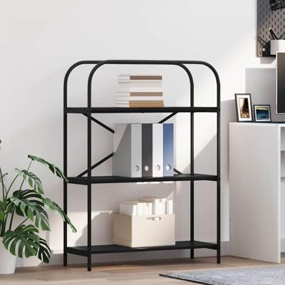 Boekenkast Zwart eiken 80 x 30 x 109 cm Bewerkt hout