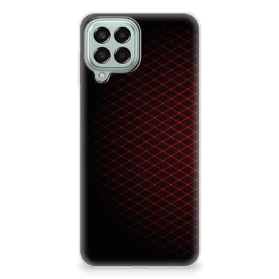 Samsung Galaxy M33 | TPU bumper | Geruit Rood