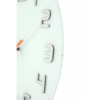 NeXtime klok 3105wi classy large, ø50 cm, wall, white/gray