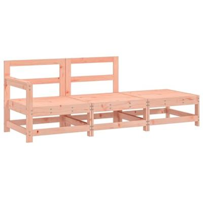 3-delige Loungeset massief douglashout