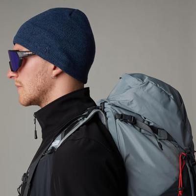 The North Face Jim Beanie Muts Heren Shady Blue Heather One Size - thumbnail