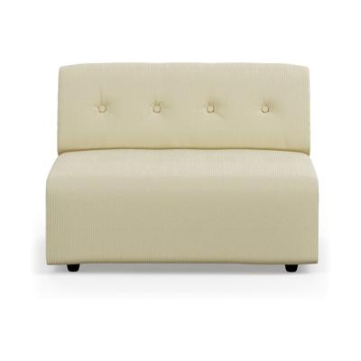 HKliving Vint bank middle 1,5-seat Corduroy Rib Hay