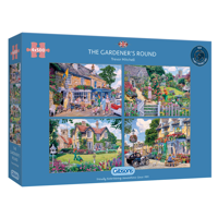 The Gardener's Round Puzzel 4x 500 Stukjes - thumbnail
