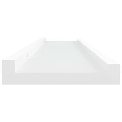 VidaXL Fotoplanken 2 st 40x9x3 cm mdf wit