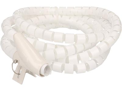 Cablehome 128532 Spiraalslang Wit Kunststof 1 stuk(s)