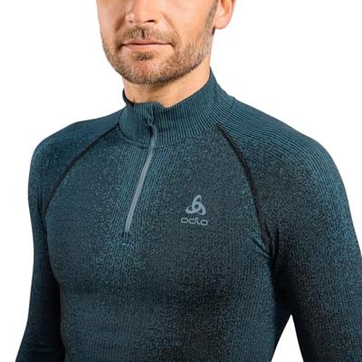 Odlo Blackcomb Eco Turtle Neck HalfZip LS Heren Odlo Blackcomb Eco Turtle Neck HalfZip LS Heren
