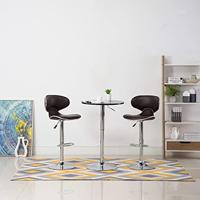 VidaXL Barstoelen 2 st kunstleer bruin - thumbnail