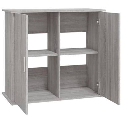 VidaXL Aquariumstandaard 81x36x73 cm bewerkt hout grijs sonoma eiken VidaXL Aquariumstandaard 81x36x73 cm bewerkt hout grijs sonoma eiken