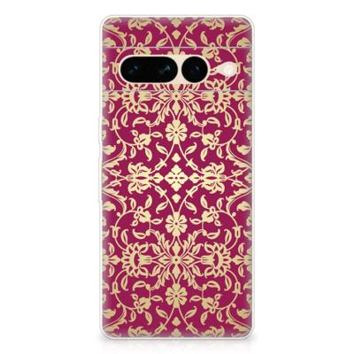 Siliconen Hoesje Google Pixel 7 Pro Barok Pink Siliconen Hoesje Google Pixel 7 Pro Barok Pink