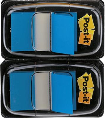 Indextabs post-it 680 25.4x43.2mm duopack blauw