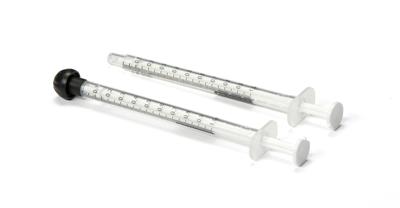 Spuit helder 1ml zonder tip cap 100 Stuks