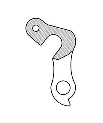 Union derailleurpad gh-026 met schroef m5x0.8