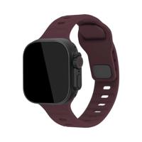 Mobilize Silicon Watch Band - Sports - for Apple 42/44/45/49mm - Bordeaux - thumbnail