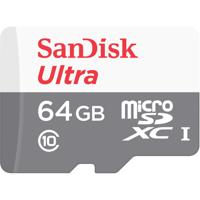 SanDisk 64GB 80MB/s UHS-I microSDXC Geheugenkaart - SDSQUNS-064G - thumbnail