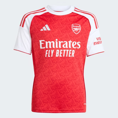 Arsenal Thuis Shirt Junior 2025/2026 - Maat 176 - Kleur: RoodWit | Soccerfanshop Arsenal Thuis Shirt Junior 2025/2026 - Maat 176 - Kleur: RoodWit | Soccerfanshop