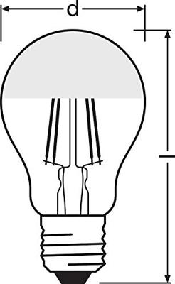 OSRAM HOMELIGHTING 4058075435346 LED-lamp Energielabel F (A - G) E27 Peer 7 W = 50 W Warmwit (Ø x l) 60 mm x 105 mm 1 stuk(s) OSRAM HOMELIGHTING 4058075435346 LED-lamp Energielabel F (A - G) E27 Peer 7 W = 50 W Warmwit (Ø x l) 60 mm x 105 mm 1 stuk(s)