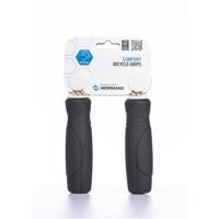 Herrmans cut 93 zwart 120/120mm (paar) - fiets handvat - thumbnail