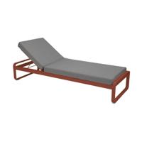 Fermob Bellevie Premium Sunlounger ligbed Red Ochre - thumbnail