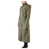 AGU Trench Coat Long Regenjas Urban Outdoor Dames - Groen - S - Waterdicht - thumbnail