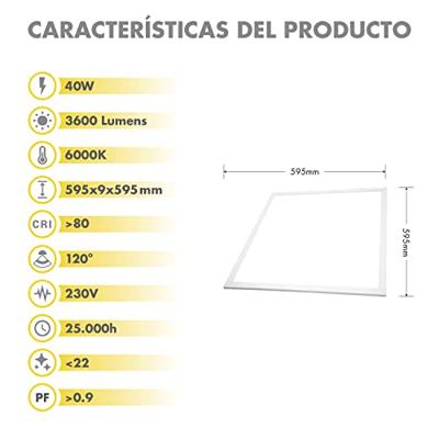 Ledpaneel Silver Electronics 486061 40W 6000K