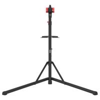 VidaXL Fietsreparatiestandaard inklapbaar 92-152 cm staal rood - thumbnail