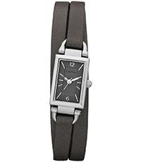 Horlogeband Fossil JR1371 Onderliggend Leder Grijs 8mm