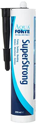 Aquaforte Superstrong MS Polymeer Kit/Lijm - Zwart 290ml, UV-/Overschilderbaar