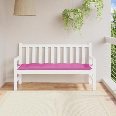 VidaXL Tuinbankkussen 150x50x7 cm oxford stof roze