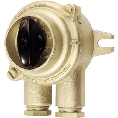 Wiska 1133/WE/10A-1xZ14 HSA-schakelaar, Draaischakelaar Maritiem 10 A 250 V/AC Messing 1 stuk(s)