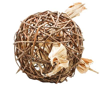 HAPPY PET SPEELBAL WILG NATURE FIRST 17X17X17 CM - thumbnail
