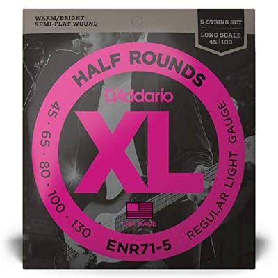 D&apos;Addario ENR71-5 half rounds snaren voor 5-snarige basgitaar