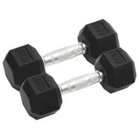 VidaXL Halters 2 st 12 kg totaal gietijzer - thumbnail