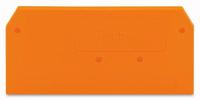 WAGO 279-328 Afsluit- en scheidingsplaat Oranje 100 stuk(s) - thumbnail