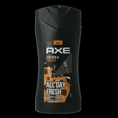 AXE Showergel collision leather & cookies 250 Milliliter AXE Showergel collision leather & cookies 250 Milliliter