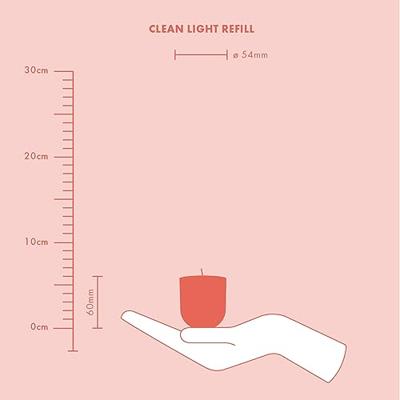 Bolsius cleanlight navulling Grapefruit & Ginger - thumbnail