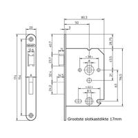 Nemef WC slot 1264/4-50mm rs - 9126404501 - thumbnail