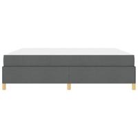 Boxspring bed Anders Donkergrijs 200 x 200 cm Stof - thumbnail