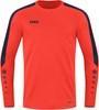 JAKO 8823 Sweater Power - Flame/Marine - XL