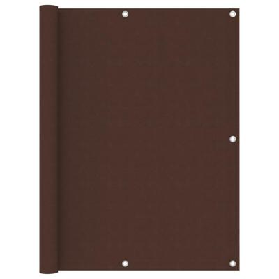 Balkonscherm 120x400 cm oxford stof bruin