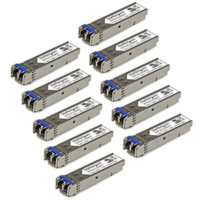 StarTech.com Gigabit LWL SFP Transceiver Module, Cisco GLC-LH-SM compatibel, SM/MM LC, 550m, Mini GBIC 10-pack, 1000Base-LX/LH