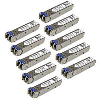 StarTech.com Gigabit LWL SFP Transceiver Module, Cisco GLC-LH-SM compatibel, SM/MM LC, 550m, Mini GBIC 10-pack, 1000Base-LX/LH - thumbnail